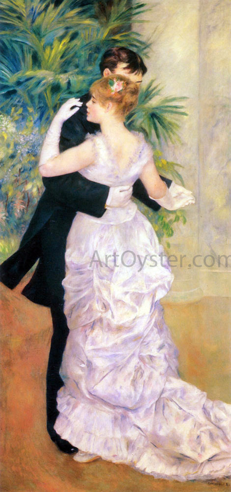 Pierre Auguste Renoir Dance in the City - Hand Painted Oil Painting