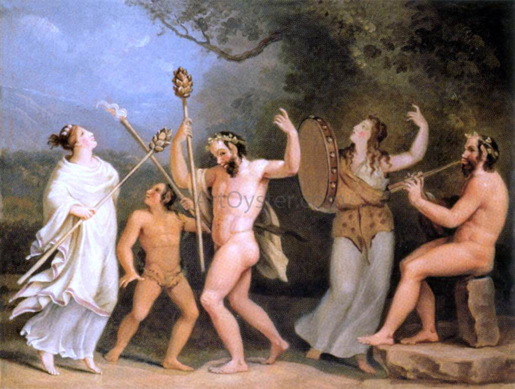 Johann Wilhelm Tischbein Dance of the Fauns and the Meneads - Hand Painted Oil Painting