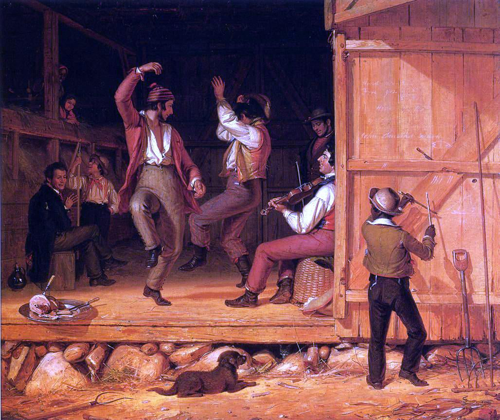 William Sidney Mount Dance of the Haymakers - Hand Painted Oil Painting