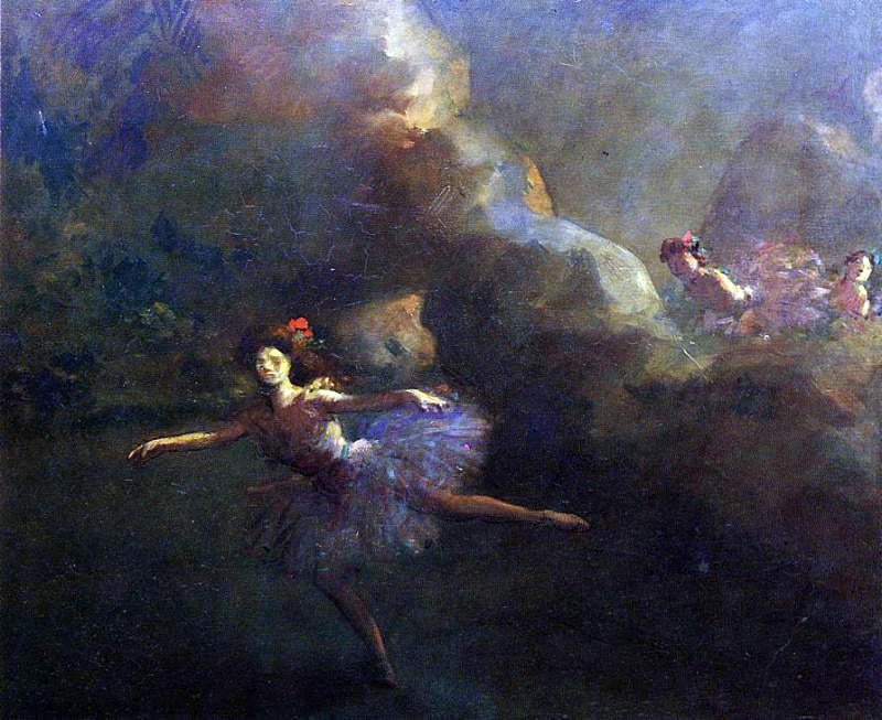 Jean-Louis Forain Dancers - Hand Painted Oil Painting