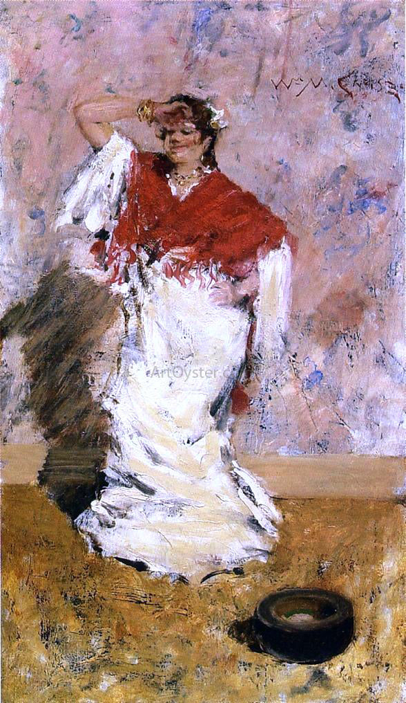 William Merritt Chase Dancing Girl - Hand Painted Oil Painting