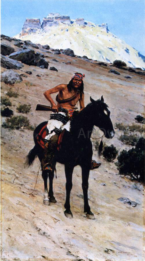 Henry F Farney Danger - Hand Painted Oil Painting