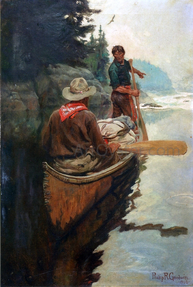 Philip R Goodwin Danger Ahead - Hand Painted Oil Painting