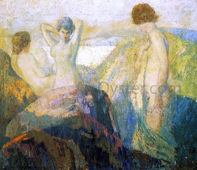 Sigurd Skou Daughters of the Gods - Hand Painted Oil Painting