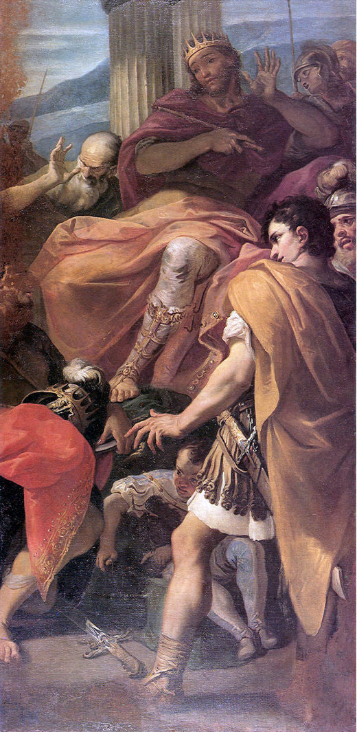 Sebastiano Ricci David before the Army of Saul - Hand Painted Oil Painting