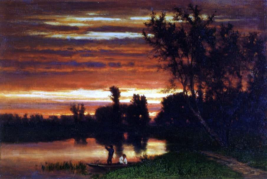 George Inness Dawn - Hand Painted Oil Painting