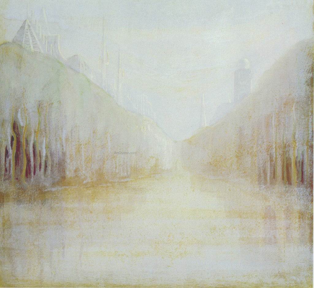 Mikalojus Ciurlionis Daybreak II - Hand Painted Oil Painting