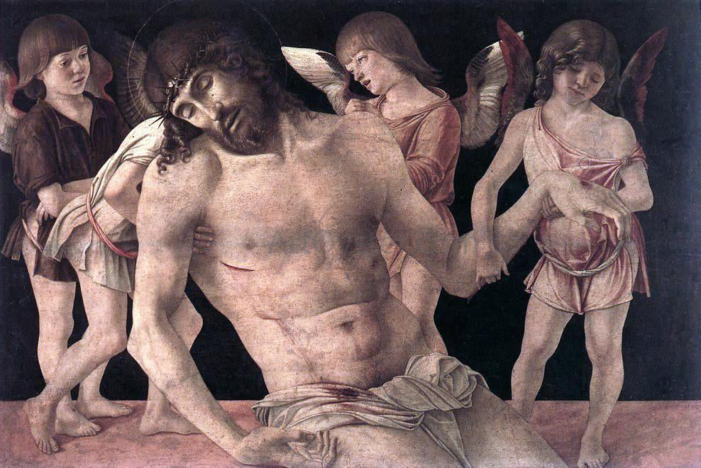  Giovanni Bellini Dead Christ Supported by Angels (Pieta) - Hand Painted Oil Painting