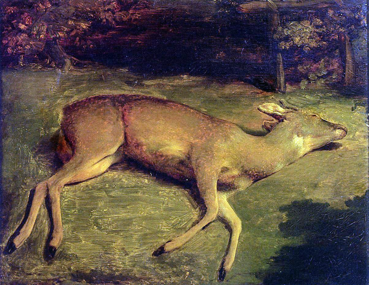 Gustave Courbet Dead Deer - Hand Painted Oil Painting