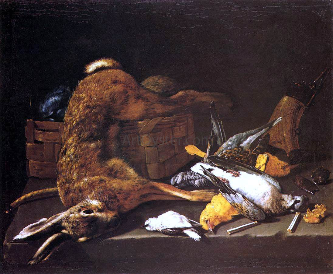 Giuseppe Recco Dead Games - Hand Painted Oil Painting