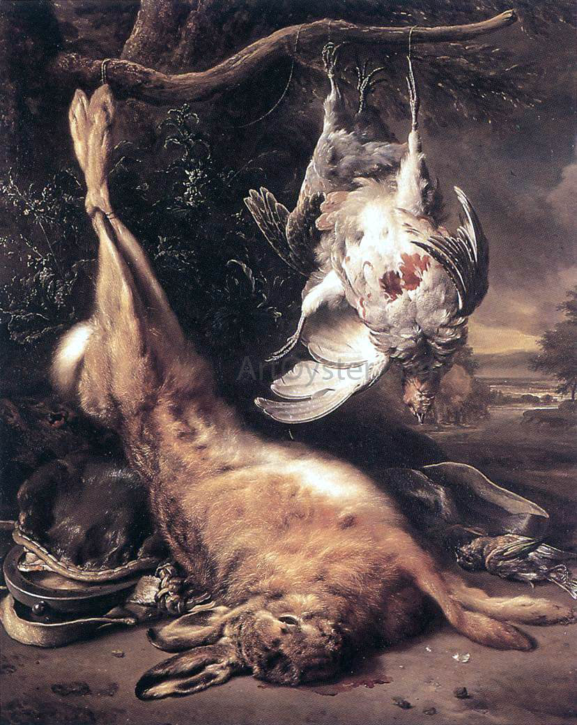 Jan Weenix Dead Hare and Partridges - Hand Painted Oil Painting