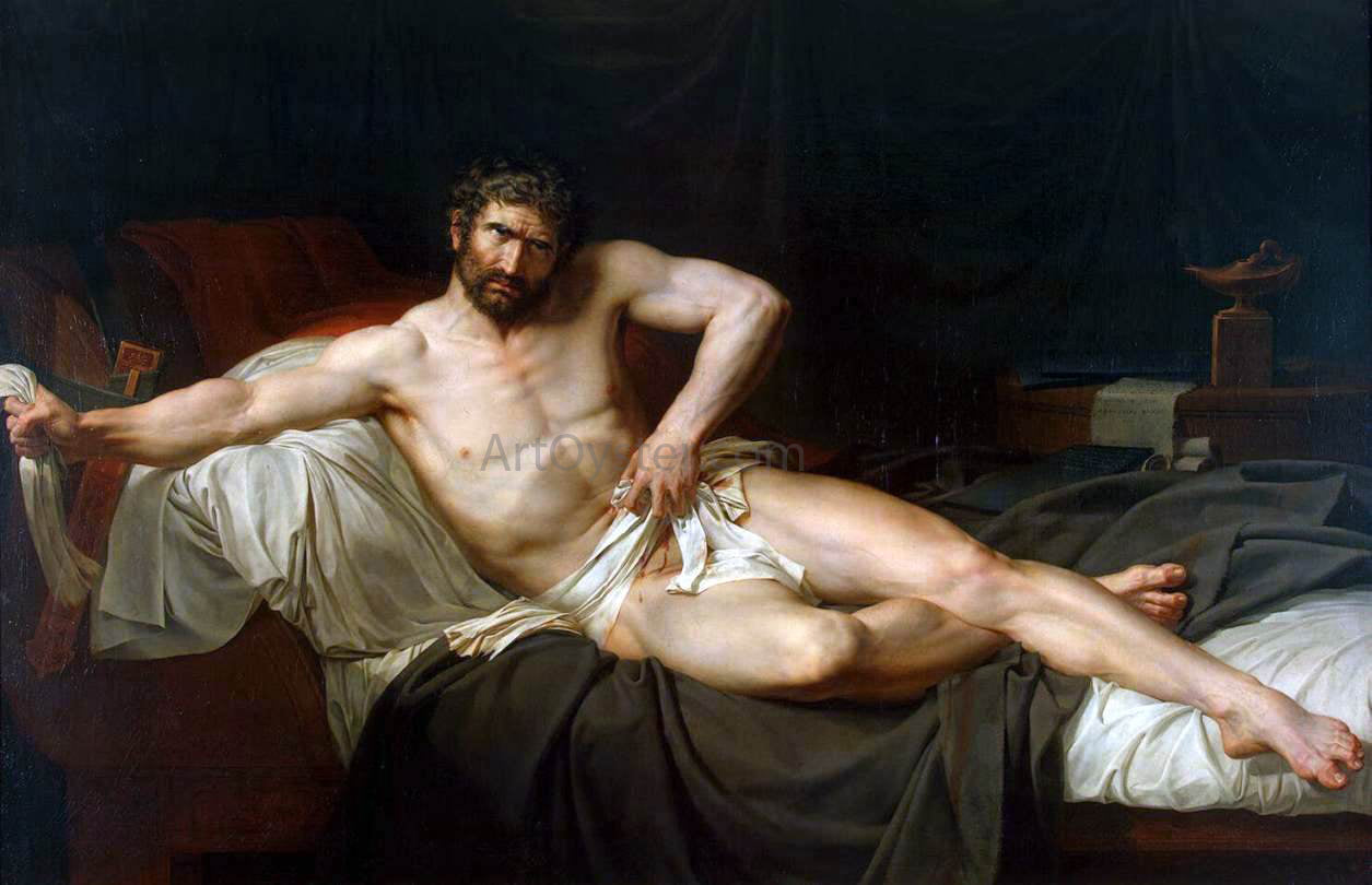 Guillaume Lethiere Death of Cato of Utica - Hand Painted Oil Painting