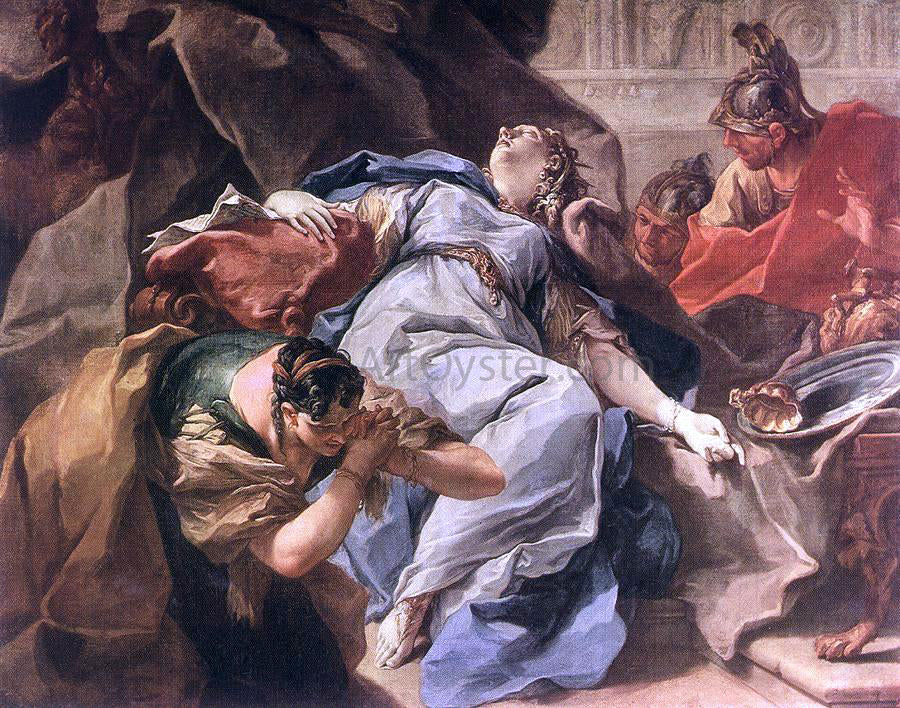 Giambattista Pittoni Death of Sophonisba - Hand Painted Oil Painting