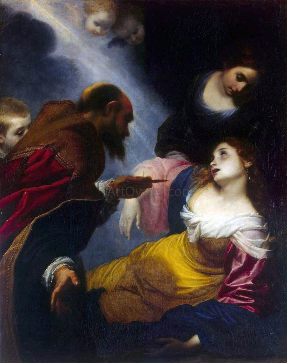 Simone Pignoni Death of St Petronilla - Hand Painted Oil Painting