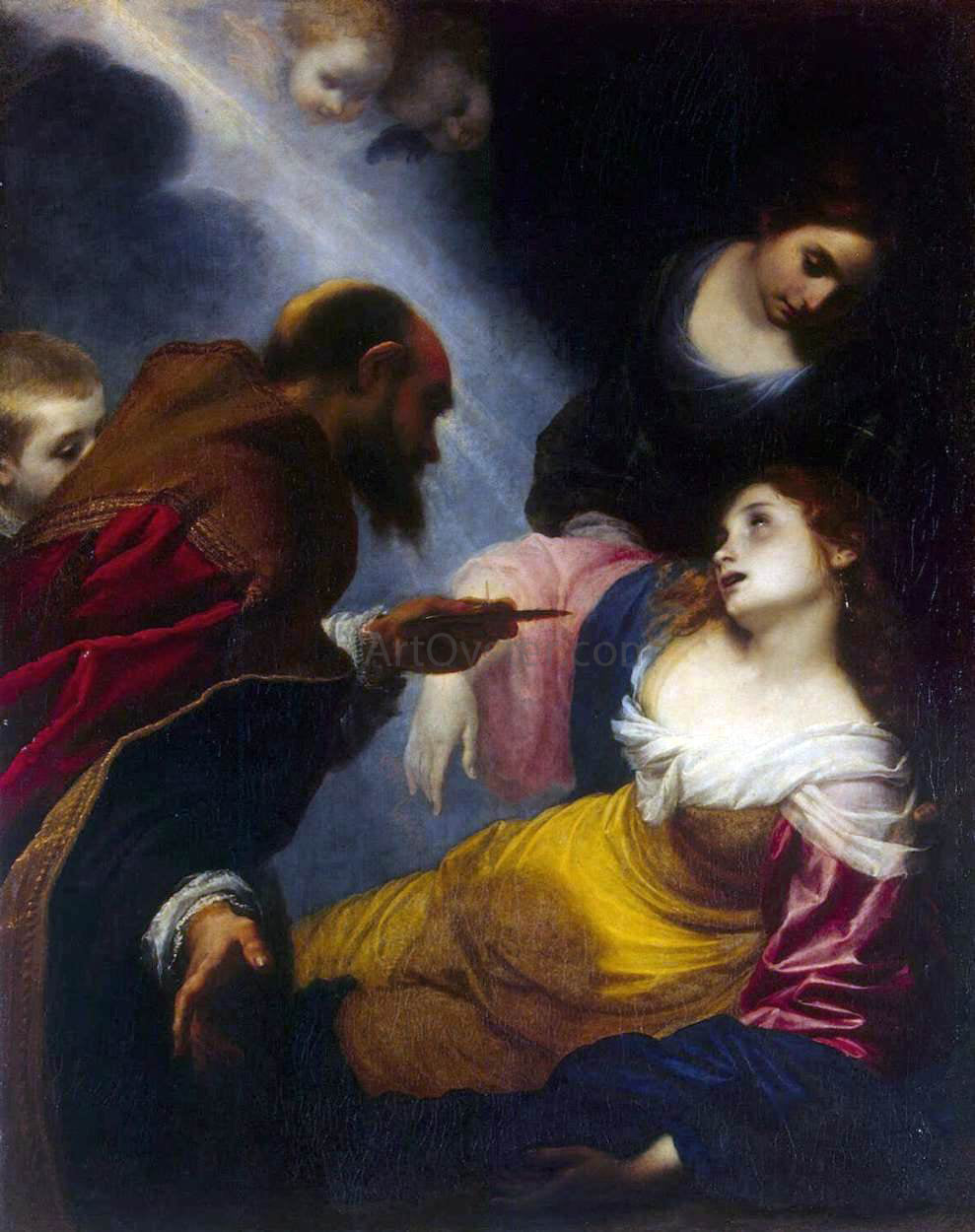  Simone Pignoni Death of St Petronilla - Hand Painted Oil Painting