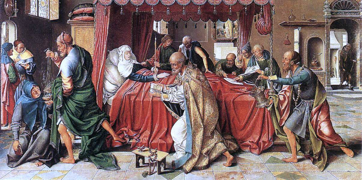 Joos Van Cleve Death of the Virgin - Hand Painted Oil Painting