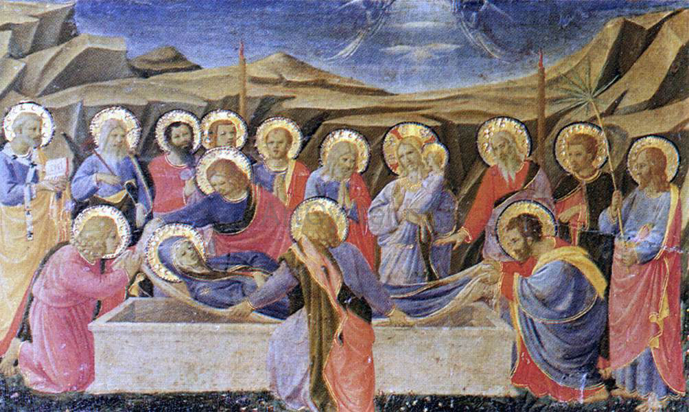  Fra Angelico Death of the Virgin (The Cortona Altarpiece) - Hand Painted Oil Painting