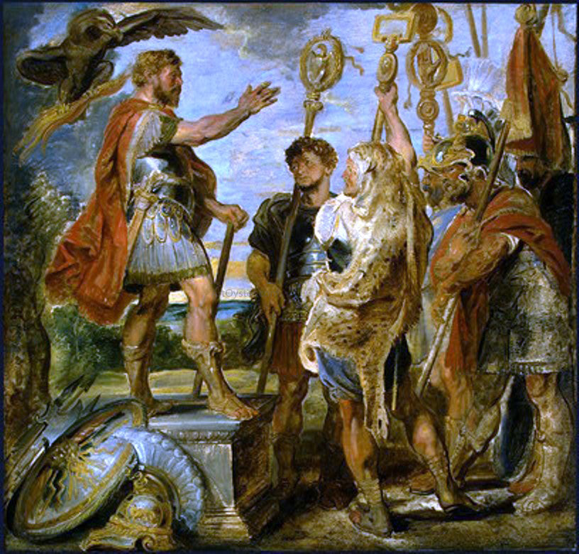 Peter Paul Rubens Decius Mus Addressing the Legions - Hand Painted Oil Painting