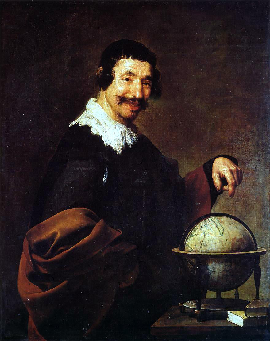 Diego Velazquez Democritus - Hand Painted Oil Painting