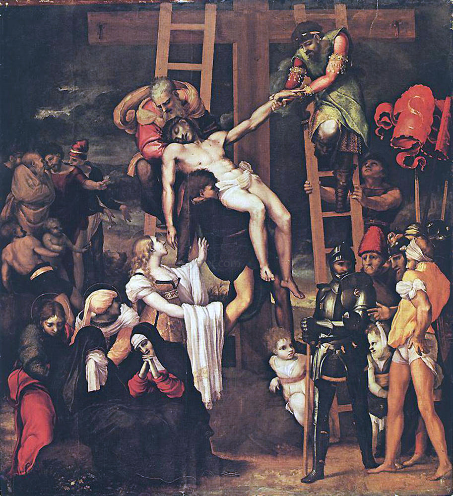 Pedro Machuca Deposition - Hand Painted Oil Painting