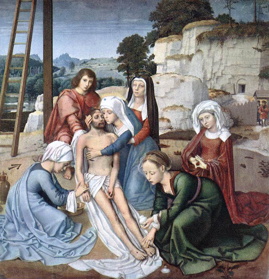 Gerard David Deposition - Hand Painted Oil Painting