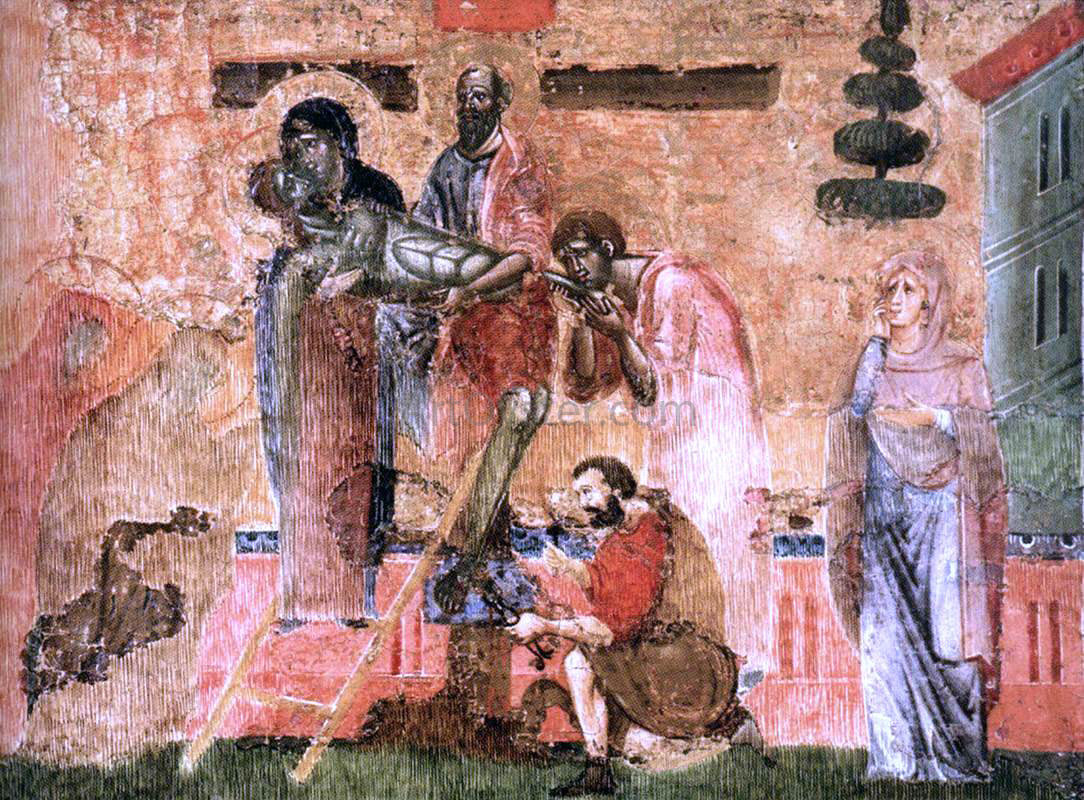 Guido Da siena Deposition - Hand Painted Oil Painting