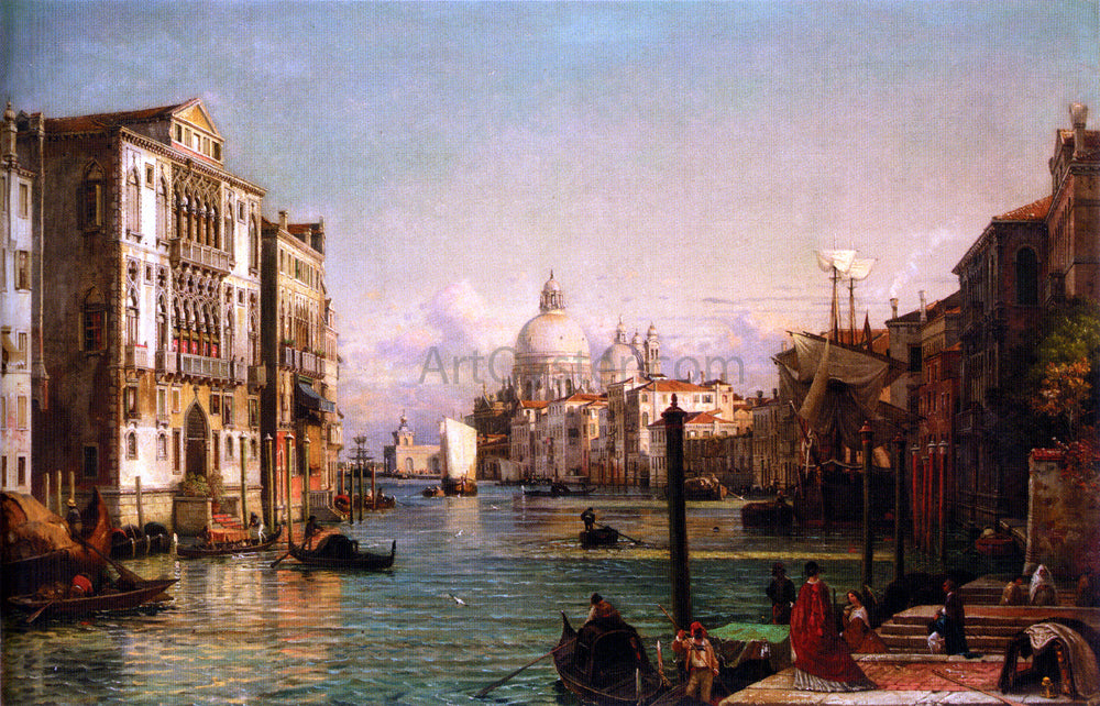 The Younger Friedrich Nerly Der Canale Grande, Venedig - Hand Painted Oil Painting