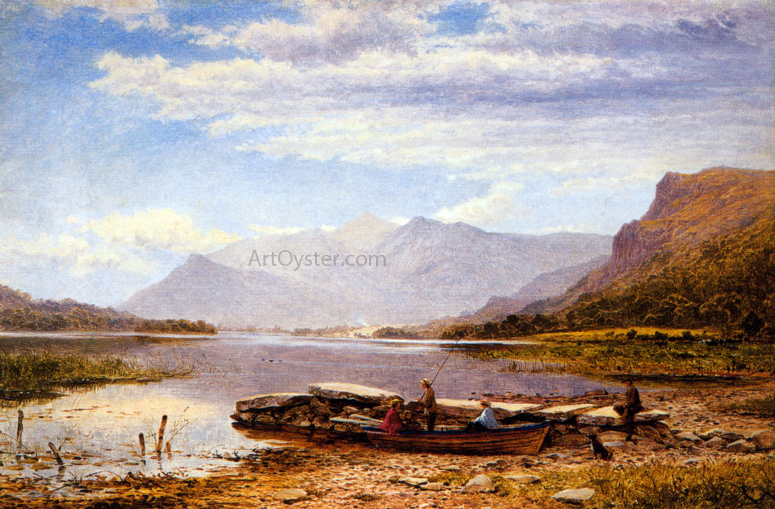 Benjamin Williams Leader Derwentwater from Ladore - Hand Painted Oil Painting