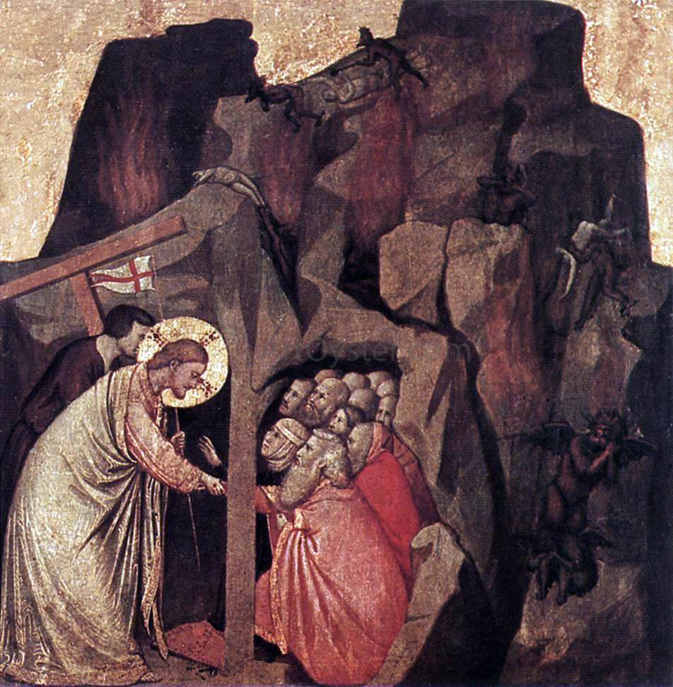 Giotto Di Bondone Descent into Limbo - Hand Painted Oil Painting