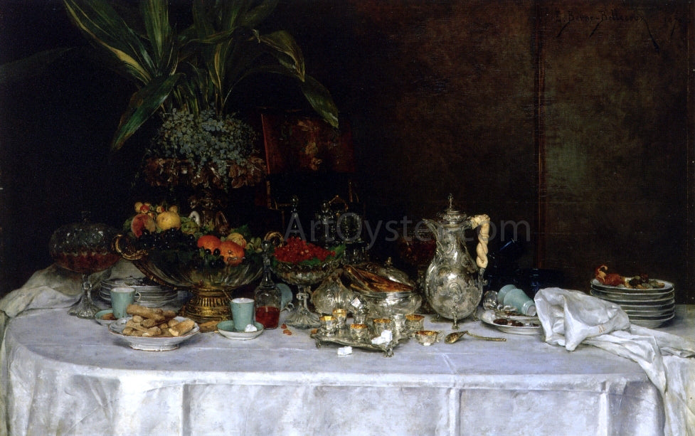 Etienne-Prosper Berne-Bellecour Dessert - Hand Painted Oil Painting