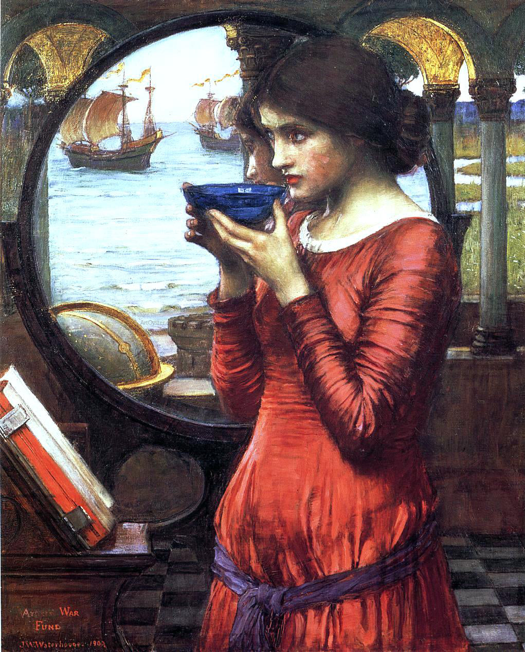 John William Waterhouse Destiny - Hand Painted Oil Painting