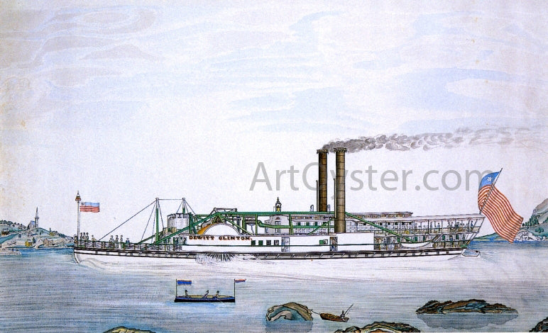 James Bard Dewitt Clinton - Hand Painted Oil Painting