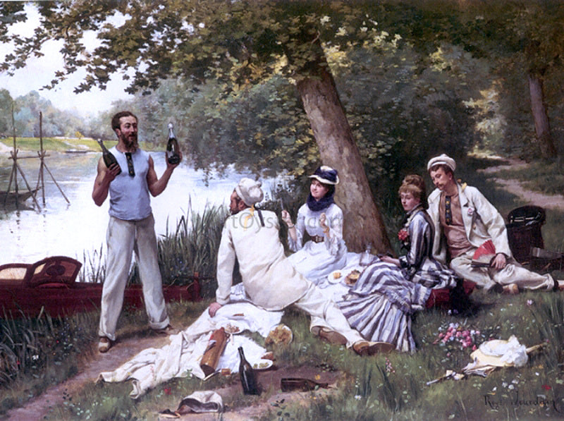 Roger-Joseph Jourdain Di Manchea La Grande Jatteis Ian Donthesei - Hand Painted Oil Painting