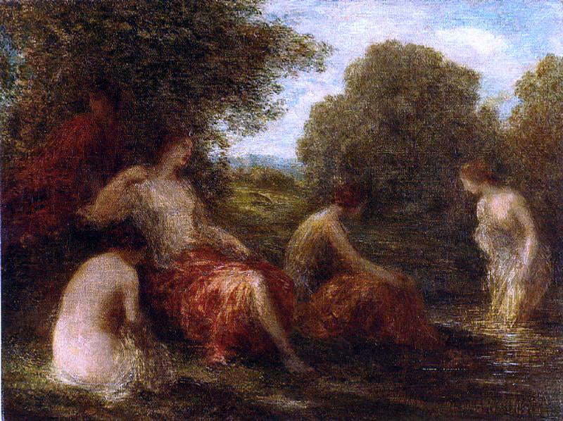 Henri Fantin-Latour Diana and Her Handmaidens - Hand Painted Oil Painting