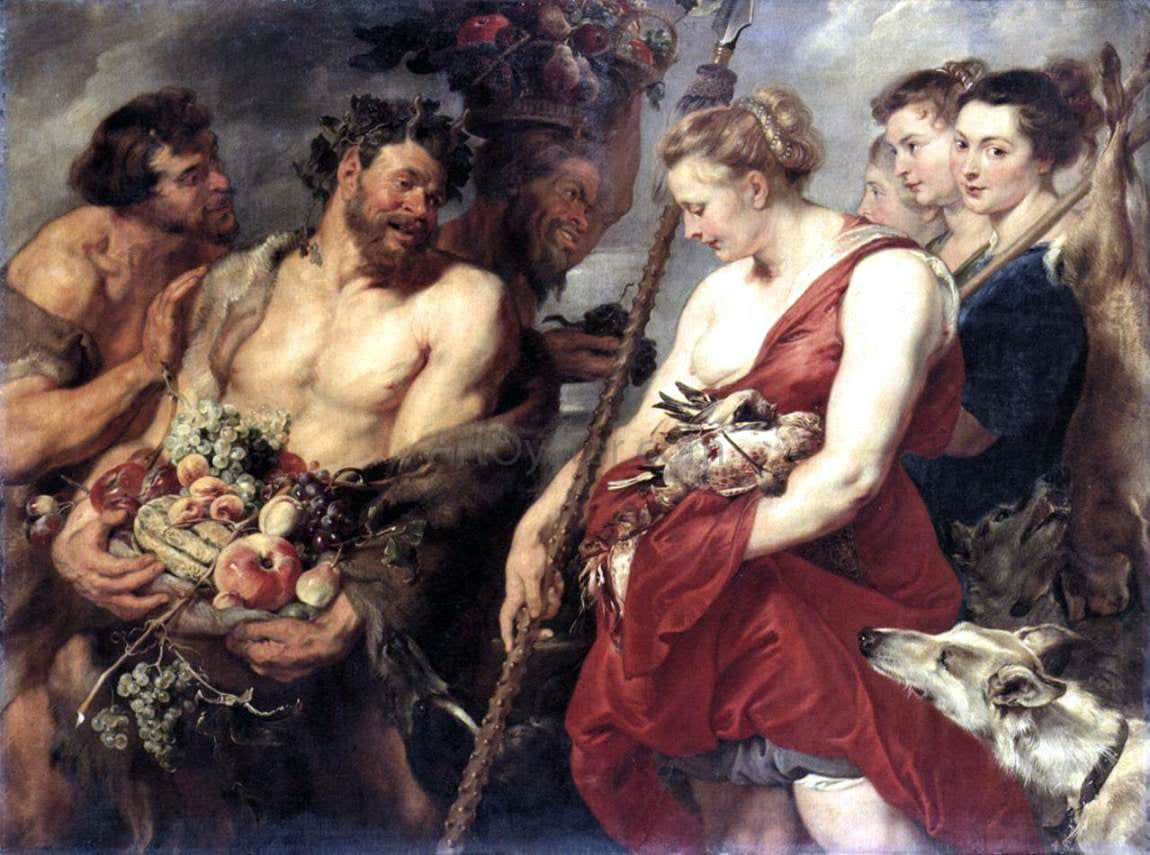Peter Paul Rubens Diana Returning from Hunt - Hand Painted Oil Painting