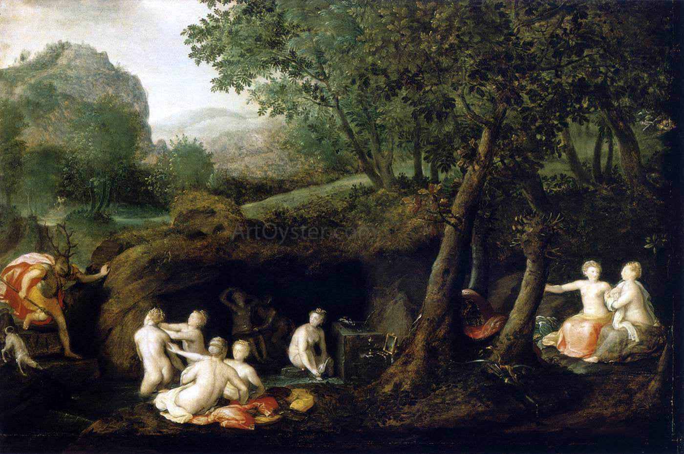 Bernaert De Ryckere Diana Turns Actaeon into a Stag - Hand Painted Oil Painting
