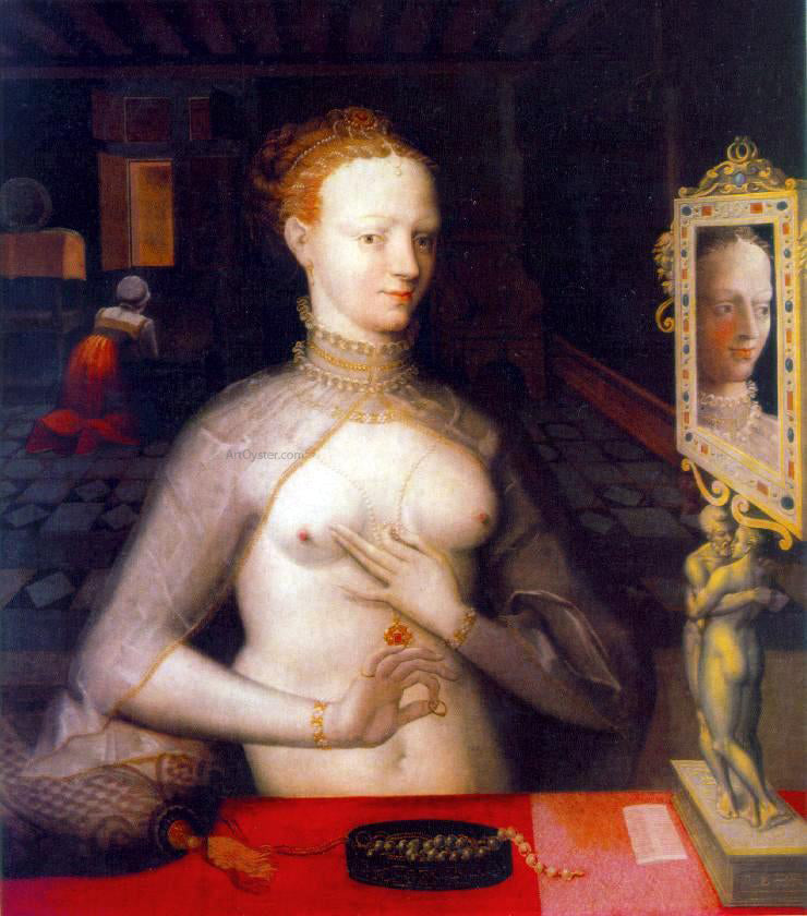 Masters of the Fontainebleau School Diane de Poitiers - Hand Painted Oil Painting