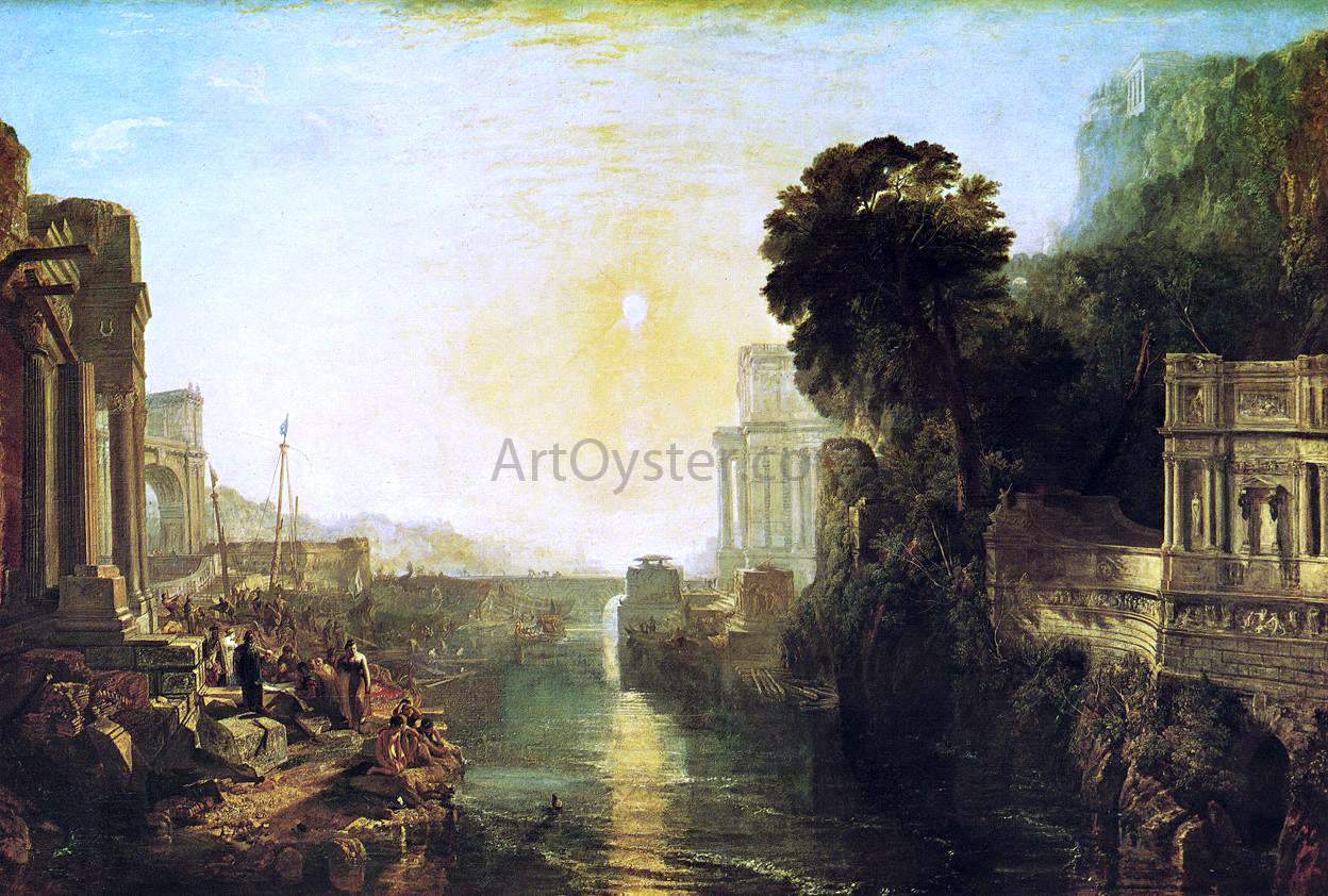 Joseph William Turner Dido Building Carthage (also known as The Rise of the Carthaginian Empire) - Hand Painted Oil Painting