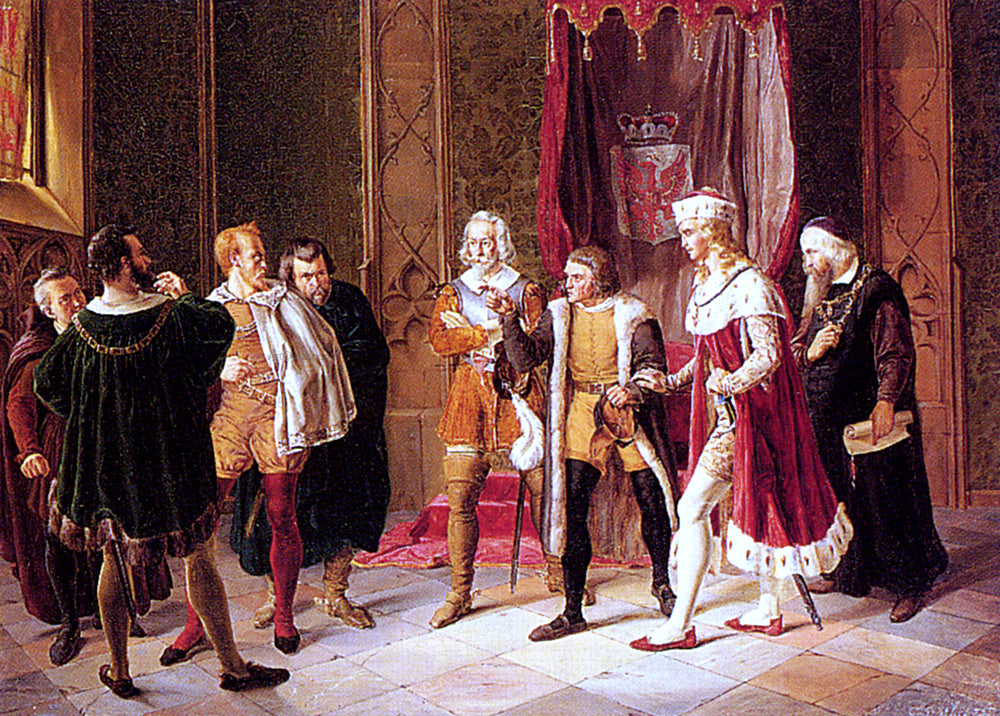 Konstantin Makovsky Difficult Negotiations - Hand Painted Oil Painting