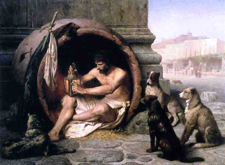 Jean-Leon Gerome Diogenes - Hand Painted Oil Painting