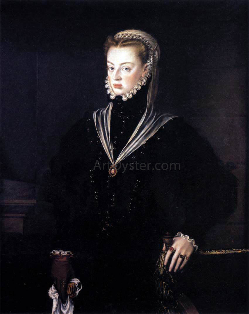 Alonso Sanchez Coello Dona Juana, Princess of Portugal - Hand Painted Oil Painting