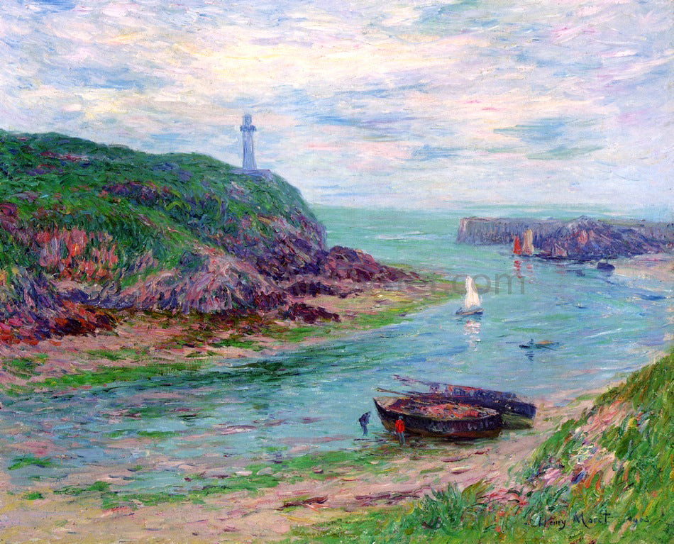 Henri Moret Doelan, Low Tide - Hand Painted Oil Painting