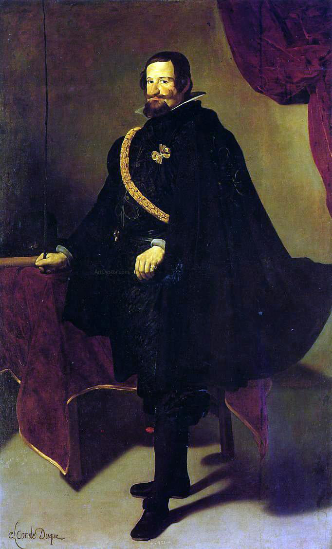 Diego Velazquez Don Gaspar de Guzman, Count of Olivares and Duke of San Lucar la Mayor - Hand Painted Oil Painting