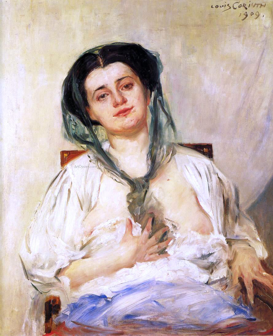 Lovis Corinth Donna Gravida - Hand Painted Oil Painting