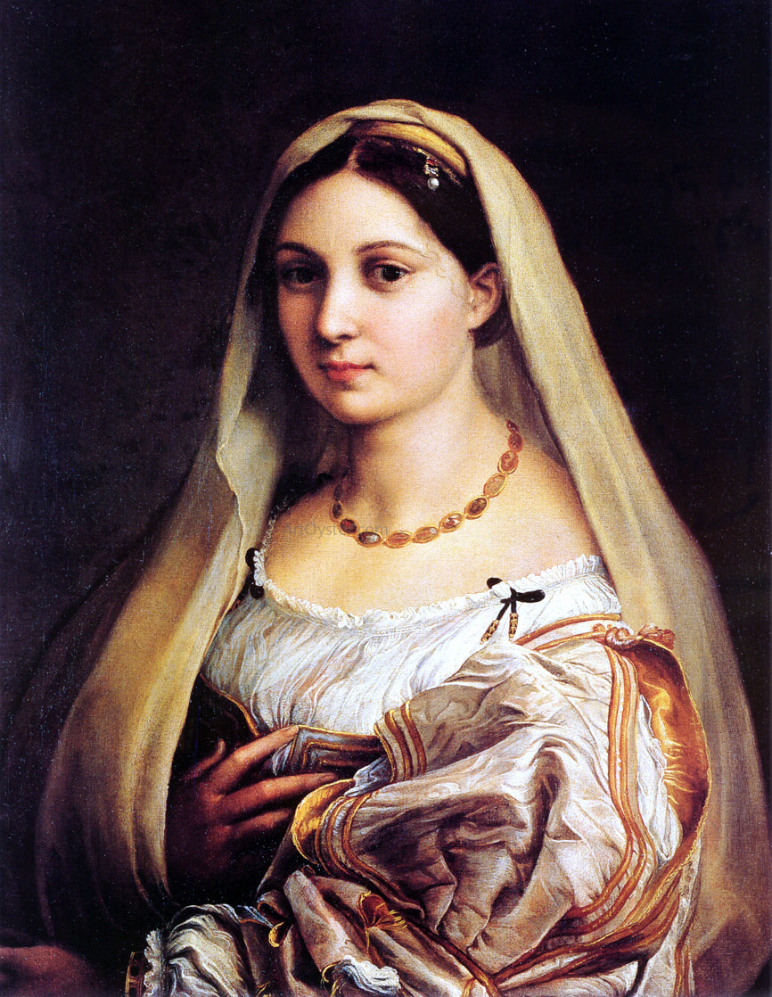 Raphael Donna Velata (also known as Woman with a Veil) - Hand Painted Oil Painting