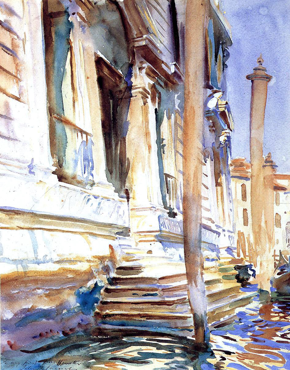 John Singer Sargent Doorway of a Venetian Palace - Hand Painted Oil Painting