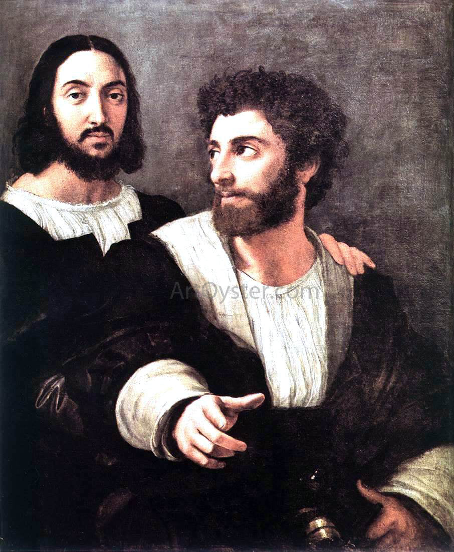 Raphael Double Portrait - Hand Painted Oil Painting
