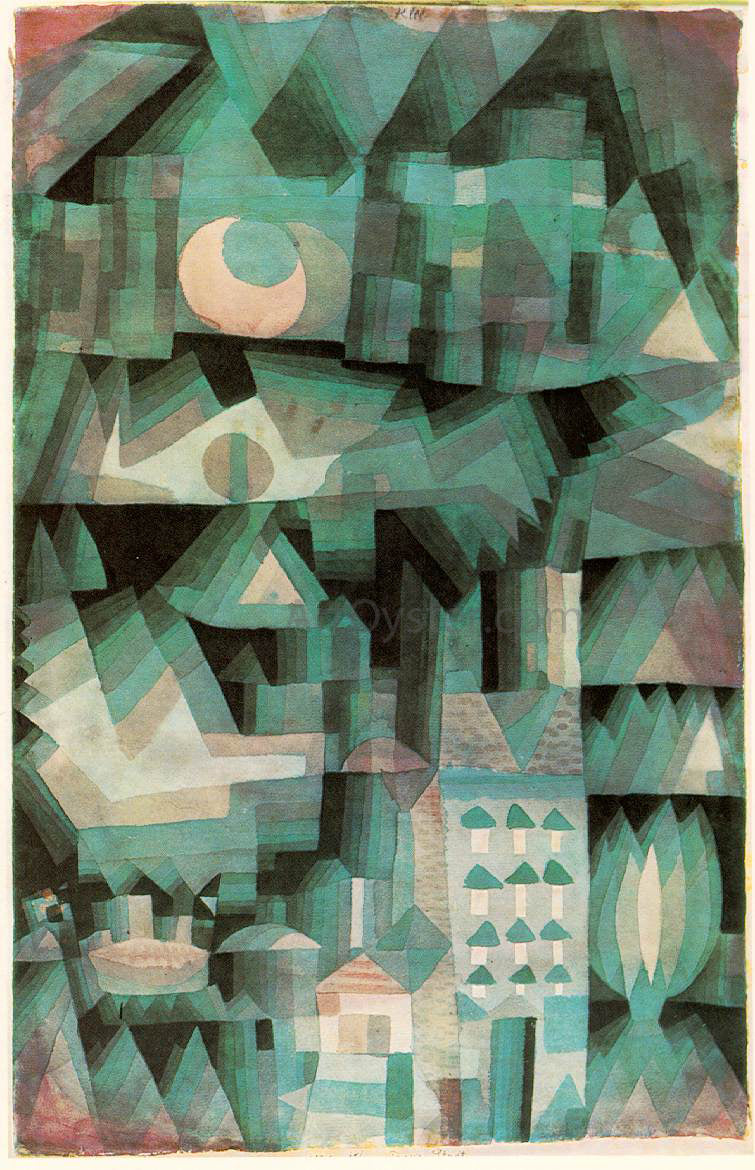 Paul Klee Dream City - Hand Painted Oil Painting