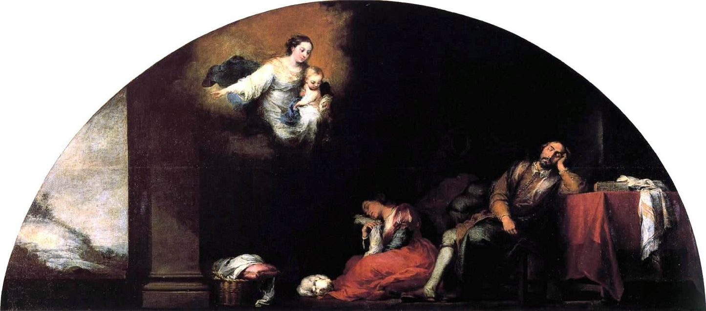 Bartolome Esteban Murillo Dream of Patrician John - Hand Painted Oil Painting