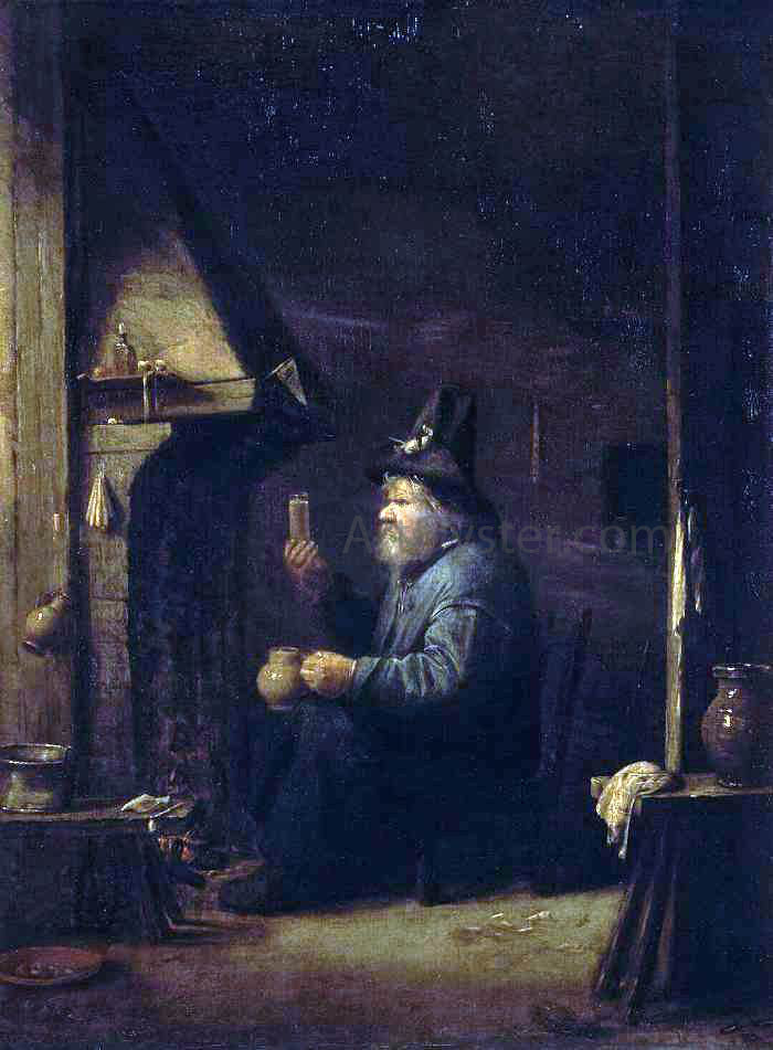 Josse Van Craesbeeck Drunkard - Hand Painted Oil Painting